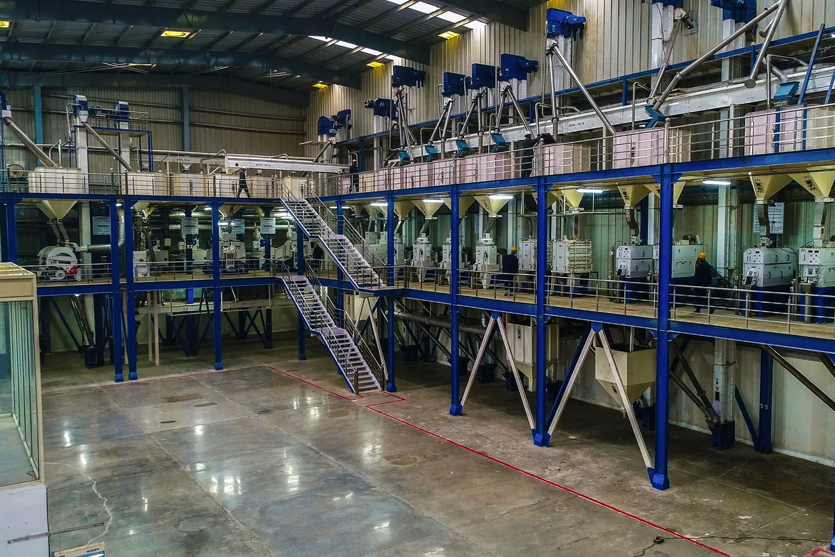 The milling gantry at the Bundi plant